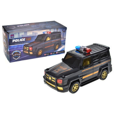 Машина "Поліція" на батарейках чорна 5091D Машина "Поліція" на батарейках чорна 5091D