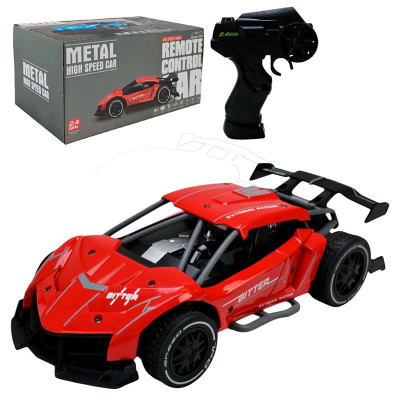Машинка гоночна на радіокеруванні 1:24 металева 2.4G SL-212A_Red