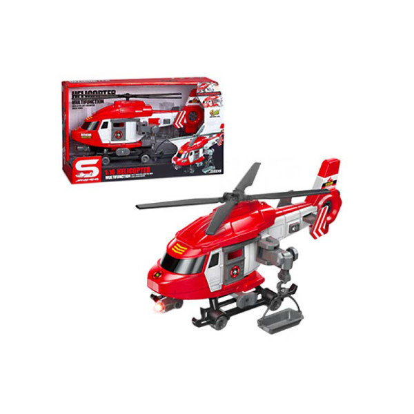 Вертоліт рятувальників інерційний озвучений зі світлом в коробці JS128A JS128A Вертоліт рятувальників інерційний озвучений зі світлом в коробці JS128A JS128A