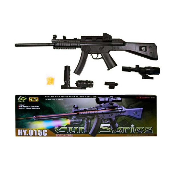 Автомат CYMA HY015C на кульках лазер світло коробка 79*27*7 см HY015C