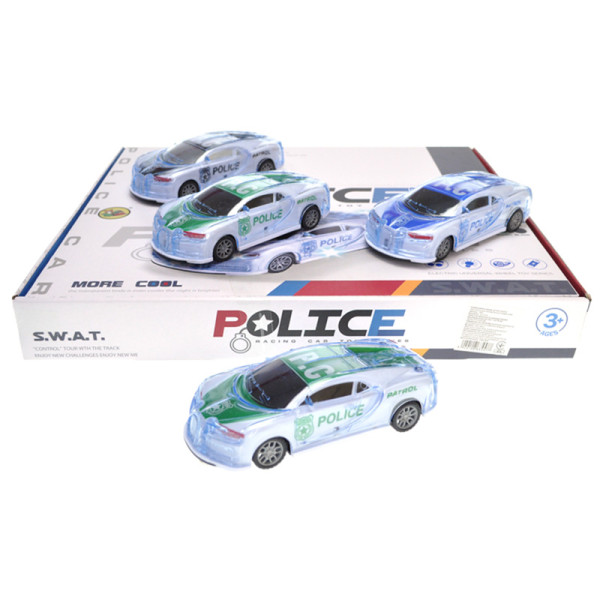 Машина "Поліція" інерційна музична зі світлом р.396*342*6см. 1007 Машина "Поліція" інерційна музична зі світлом р.396*342*6см. 1007