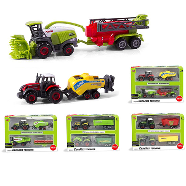 Трактор/Комбайн із причепом 6664 Трактор/Комбайн із причепом 6664