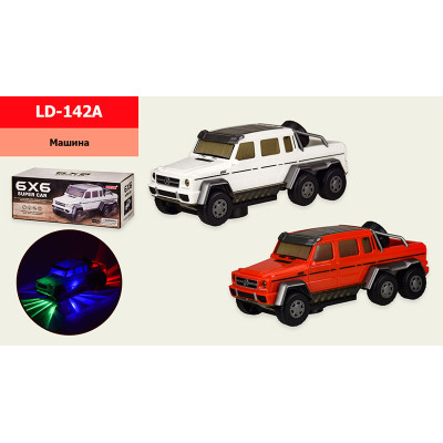 Машина музична зі світловими ефектами в коробці LD-142A