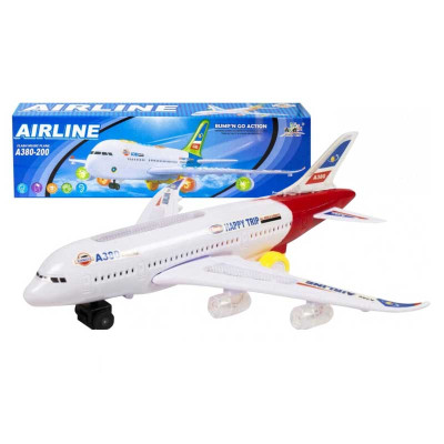 Літак музичний зі світлом A380-200
