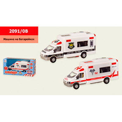 Машина зі світлом і звуком (2 види) 2091/0B