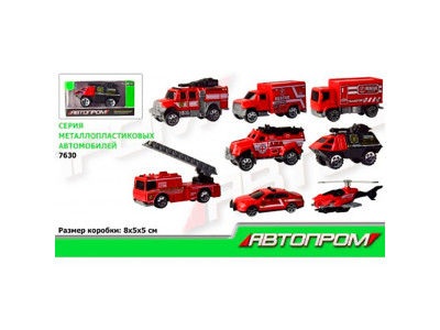 Машина мет. АВТОПРОМ 1: 648 видів короб. 8*5*5см 7630