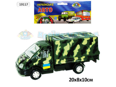 Машина Газель-борт із тентом "Збройні сили" 19117 Машина Газель-борт із тентом "Збройні сили" 19117