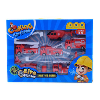 Набір транспорту "Пожежники" в коробці TH-H035 Набір транспорту "Пожежники" в коробці TH-H035