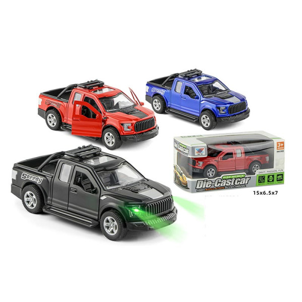 Машинка джип 1:32 металева інерційна з світлом і звуком K175B6