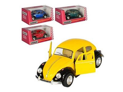 Модель легковая 5' Volkswagen Classical Beetle (Black Fender) металл KT5057WE Модель легковая 5' Volkswagen Classical Beetle (Black Fender) металл KT5057WE