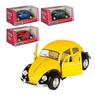Модель легковая 5' Volkswagen Classical Beetle (Black Fender) металл KT5057WE