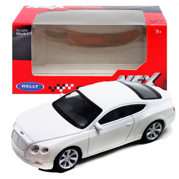 Welly.Машинка метал 1:43 BENTLEY CONTINENTAL GT 44036CW