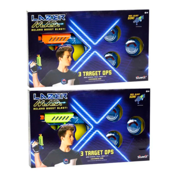 Іграшкова зброя Silverlit Lazer M.A.D. Тренувальний набір 86846 Іграшкова зброя Silverlit Lazer M.A.D. Тренувальний набір 86846