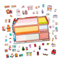 Сортер UBEE Котячий будинок фігурний ПСД248 Сортер UBEE Котячий будинок фігурний ПСД248