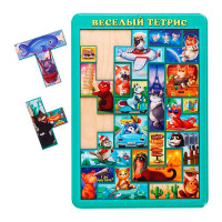 Пазл Тетріс UBEE великий - Котики з дерева ПСД125