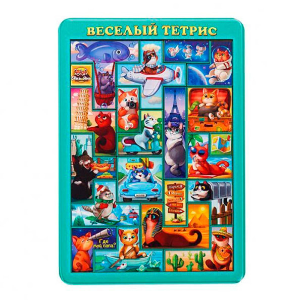 Пазл Тетріс UBEE великий - Котики з дерева ПСД125