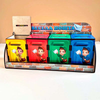 Сортер UBEE Комодик - Веселий листоноша з дерева ПСД081