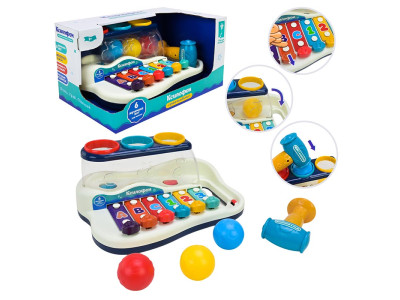 Ксилофон "Грайся та навчайся" стукалка з мячиком PL-724-31