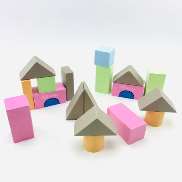 Містечко різнокольорове 20 елементів у коробці ВП 023/1