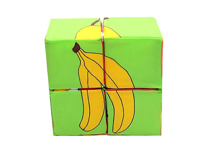 М'якіші "Фрукти" 4 кубики Розум.0262