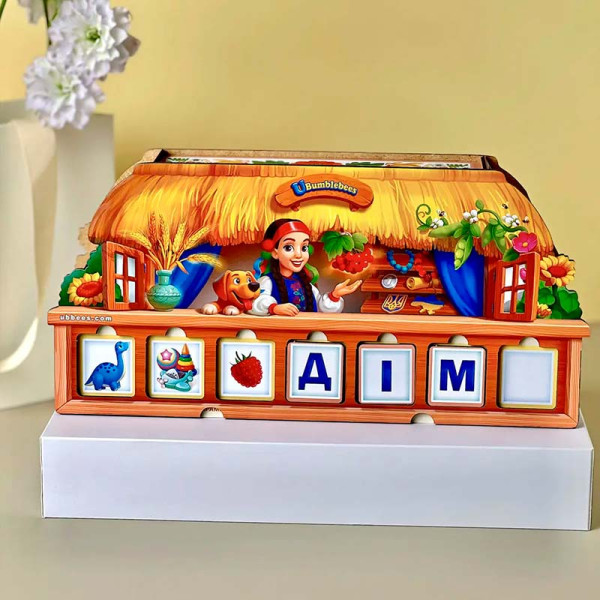 Розвиваюча дерев'яна гра UBEE "Ребус" з дерева ПСД209