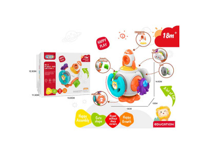 Брязкальце на присосці тактильна 5 в 1 99-17