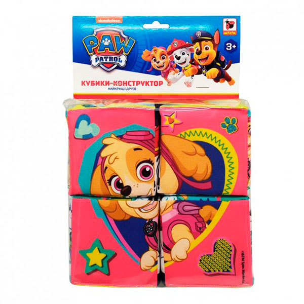 Набір кубиків "Конструктор Цуценячий патруль" МС 090501-10 Набір кубиків "Конструктор Цуценячий патруль" МС 090501-10