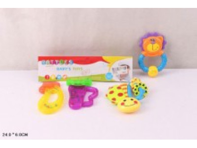 Брязкальце в ручку 4 шт у пакеті 8355A-5