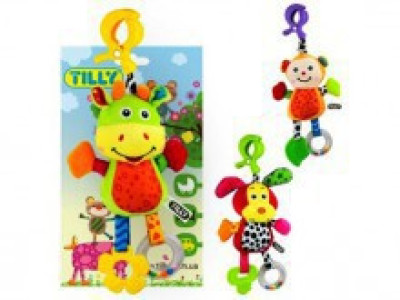 Брязкальце м'яке з пищалкою 27см (3 види) BT-T-0047