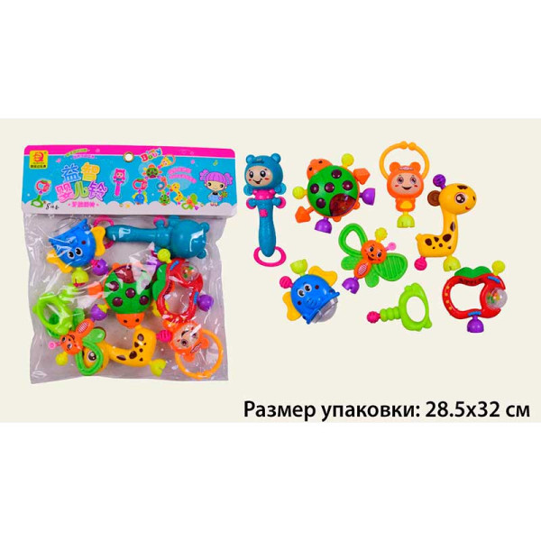 Брязкальце конструктор брязкальця зчіплюються між собою в пакеті 285х32 с 697-4