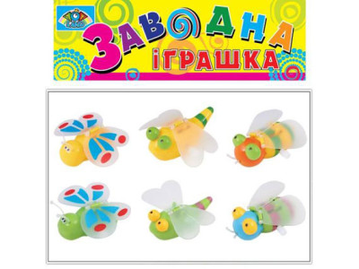 Іграшка "Заводні комахи" 6 видів 8036A Іграшка "Заводні комахи" 6 видів 8036A