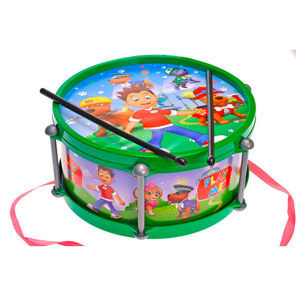 Барабан "Щенячий патруль" великий кулька JU10163