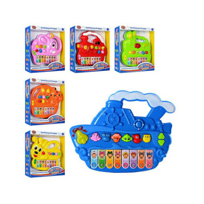 Музичний розвивальний орган 25см (6 видів) 7252A/B/C/D/E/F Музичний розвивальний орган 25см (6 видів) 7252A/B/C/D/E/F