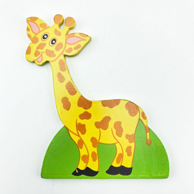 Дерев'яна іграшка з липучкою Жираф 2931-6 Giraffe