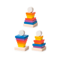 Пірамідка LD-14 CUBIKA з дерева 15269