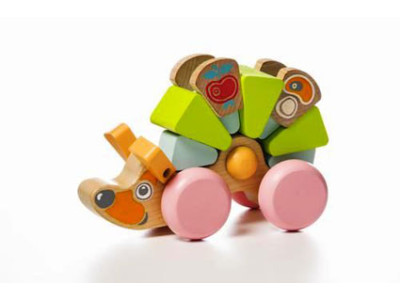 ТМ CUBIKA Дерев'яна Каталка "Їжачок" 12664