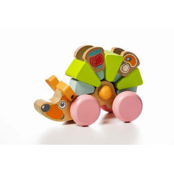 ТМ CUBIKA Дерев'яна Каталка "Їжачок" 12664