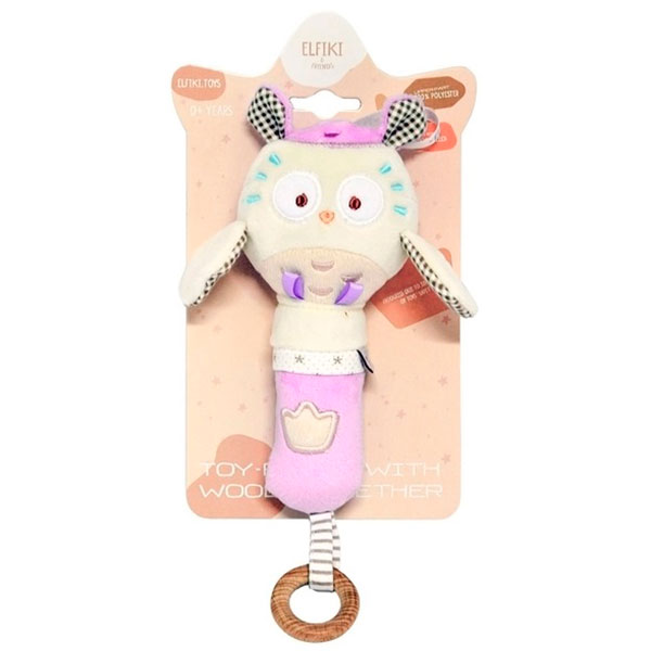 Іграшка-брязкольце сова Мія ІГ-0103