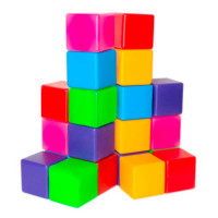 Кубик кольоровий в сітці 20 шт Бамсик 111/2