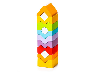 Пірамідка LD-11 CUBIKA з дерева 14996