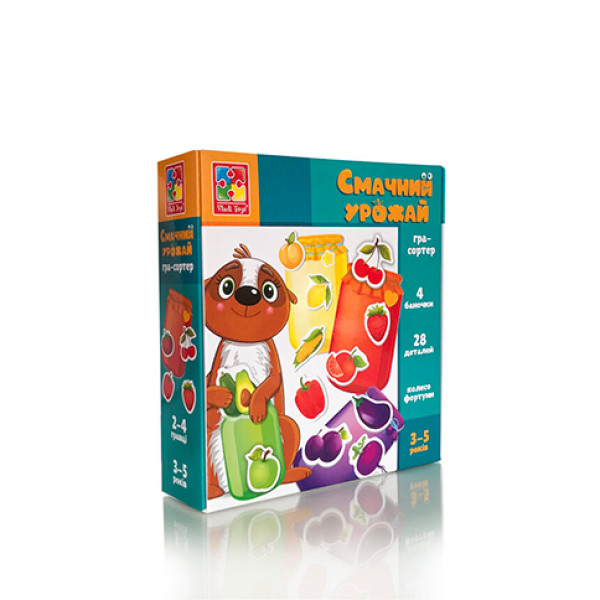 Сортер Vladi Toys "Смачний урожай" розвиваючий VT1804-41 Сортер Vladi Toys "Смачний урожай" розвиваючий VT1804-41
