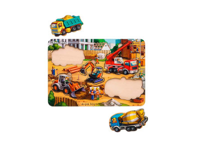 Рамка-вкладка UBEE "Будівництво - 4" з дерева 4823720034720