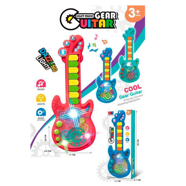 Гітара на батарейках 2 кольори 999-53