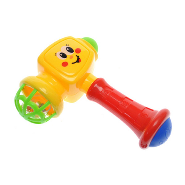 Молоток із брязкальцем у сітці 2 види 8105