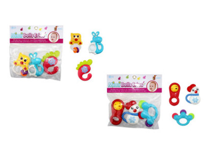 Брязкальце "Тварини" 3 шт у пакеті 776-19/20