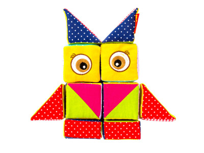 Набір кубиків "Конструктор Совушка" МС 090602-04