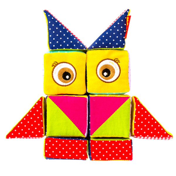 Набір кубиків "Конструктор Совушка" МС 090602-04