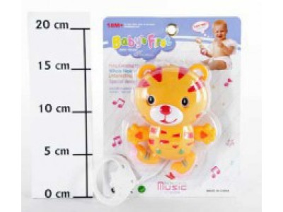 Брязкальце тигреня тягучка музичне 0609-30