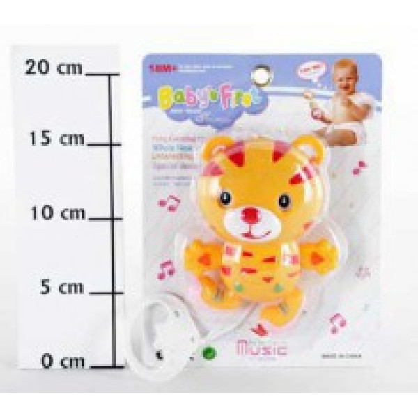 Брязкальце тигреня тягучка музичне 0609-30