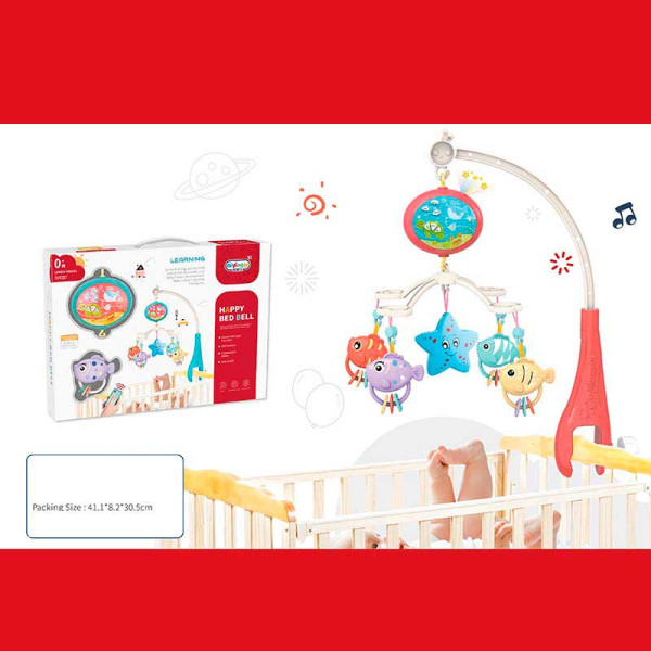 Мобіль музичний з проектором 668-113